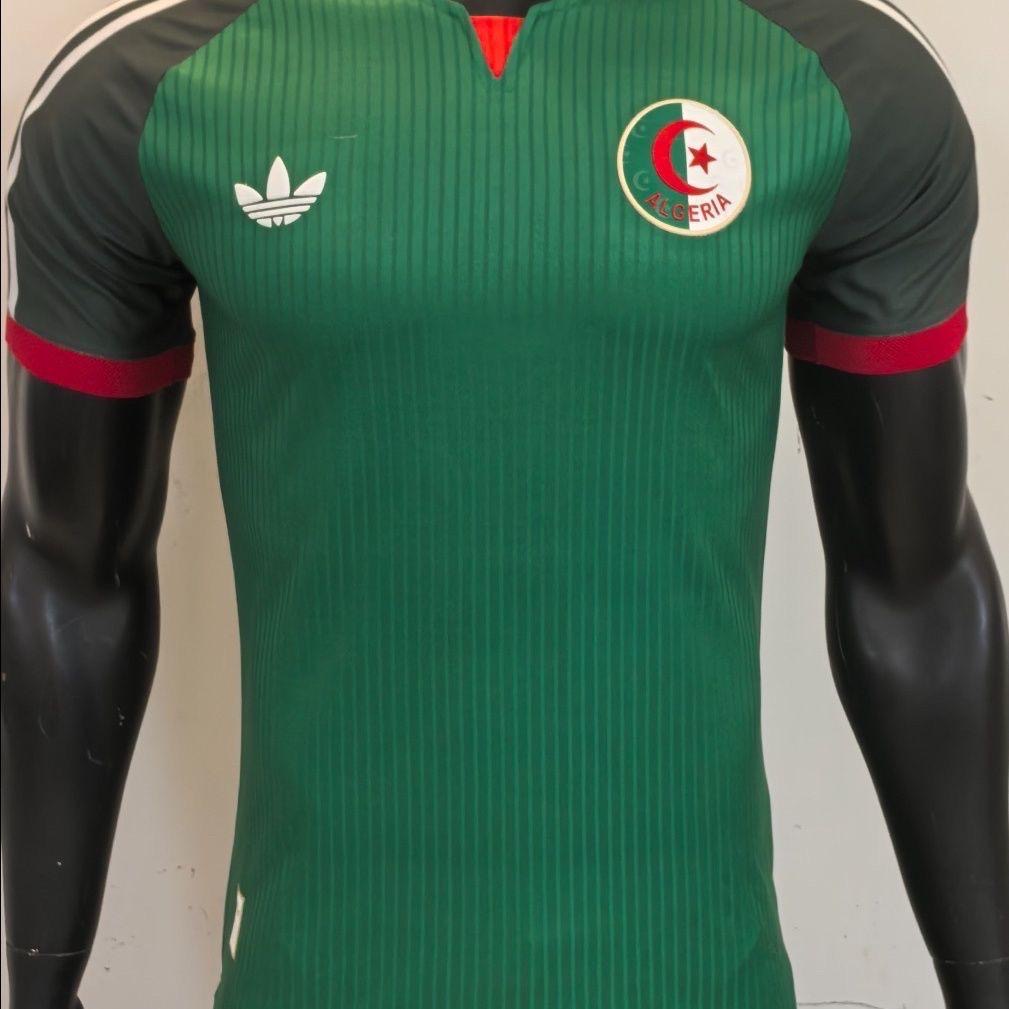 Maillot Algérie 2026 – Modèle Extérieur Vert | Édition Coupe du Monde – Qualité Premium