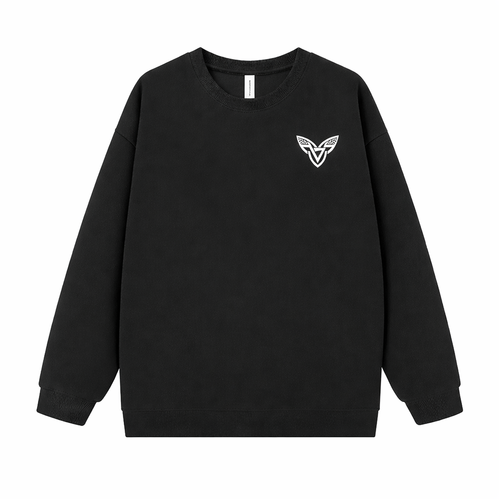 Sweat Fennecs™ Noir – Logo Minimaliste Premium