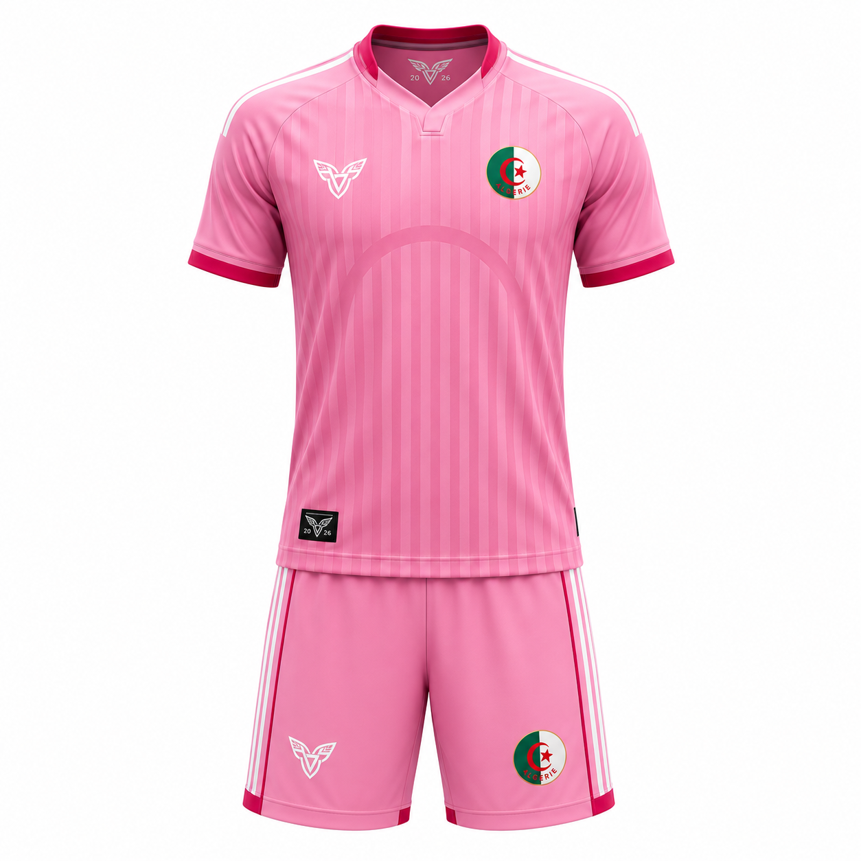 Maillot Algérie Rose 2026 – Édition Exclusive