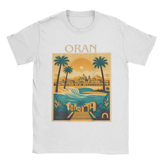 T-shirt Homme “Oran Vintage” – Hommage à la Perle de l’Ouest 🇩🇿