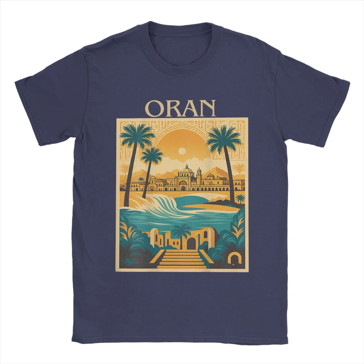 T-shirt Homme “Oran Vintage” – Hommage à la Perle de l’Ouest 🇩🇿