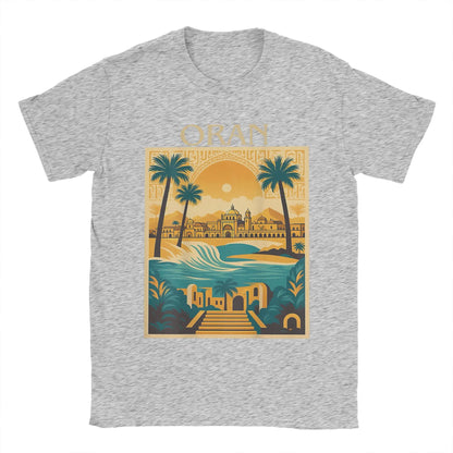 T-shirt Homme “Oran Vintage” – Hommage à la Perle de l’Ouest 🇩🇿