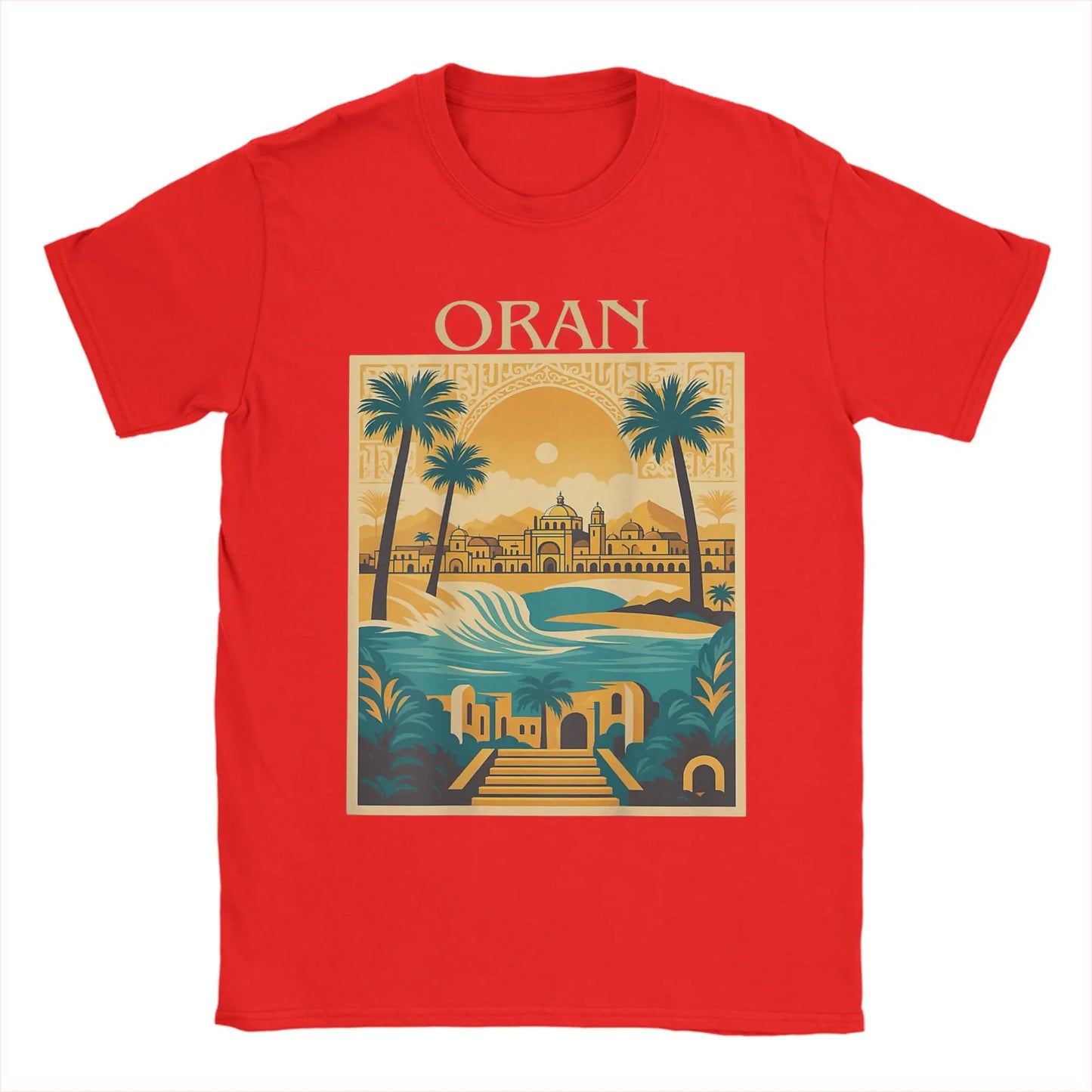 T-shirt Homme “Oran Vintage” – Hommage à la Perle de l’Ouest 🇩🇿