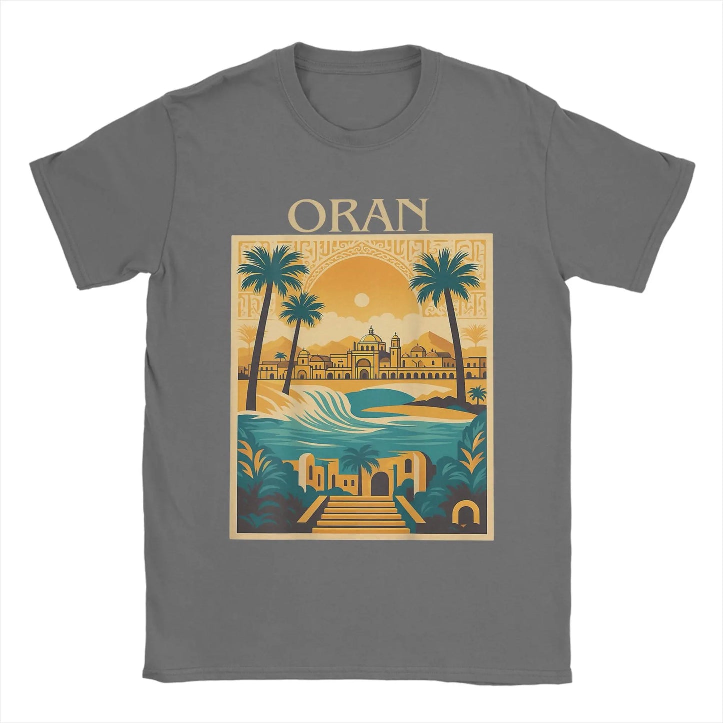 T-shirt Homme “Oran Vintage” – Hommage à la Perle de l’Ouest 🇩🇿
