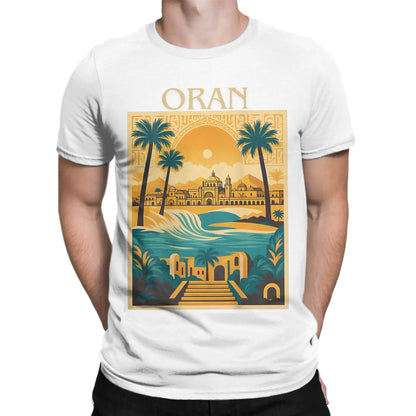 T-shirt Homme “Oran Vintage” – Hommage à la Perle de l’Ouest 🇩🇿
