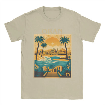 T-shirt Homme “Oran Vintage” – Hommage à la Perle de l’Ouest 🇩🇿