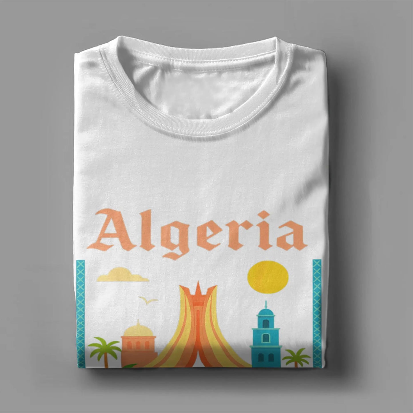 T-shirt Homme “Algeria My Country” – Style Vintage Algérien 🇩🇿