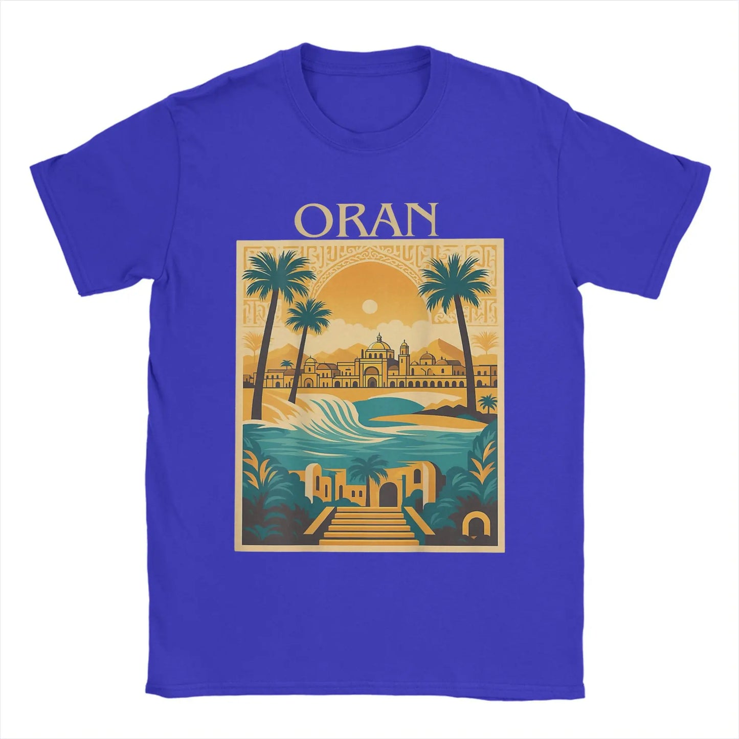 T-shirt Homme “Oran Vintage” – Hommage à la Perle de l’Ouest 🇩🇿