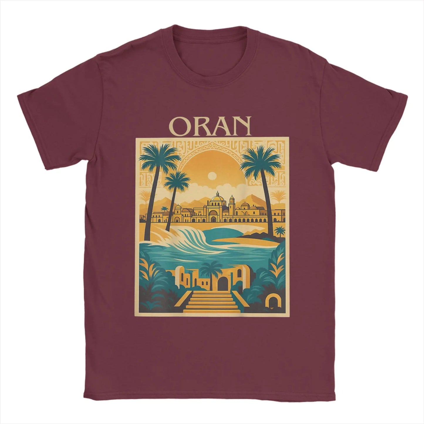T-shirt Homme “Oran Vintage” – Hommage à la Perle de l’Ouest 🇩🇿