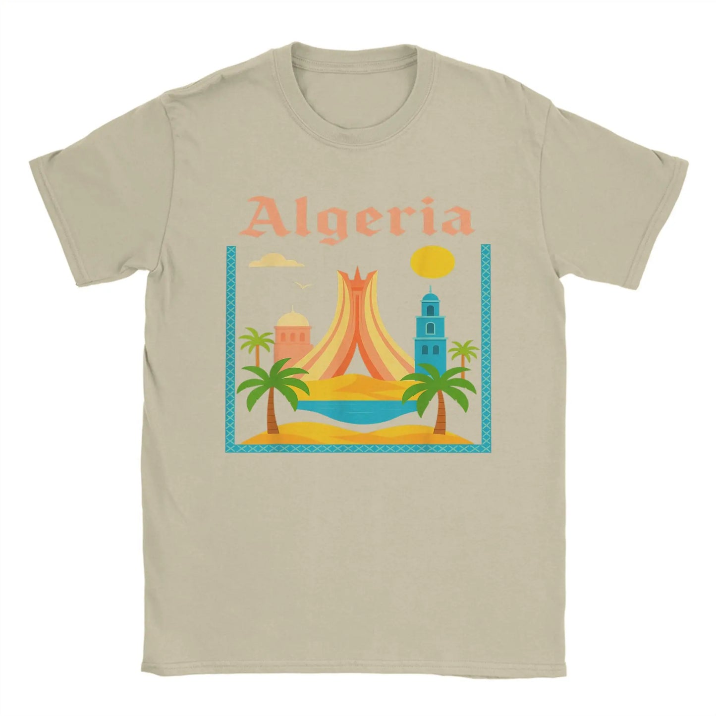 T-shirt Homme “Algeria My Country” – Style Vintage Algérien 🇩🇿