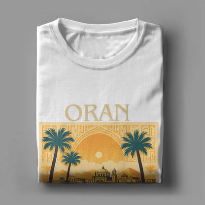 T-shirt Homme “Oran Vintage” – Hommage à la Perle de l’Ouest 🇩🇿