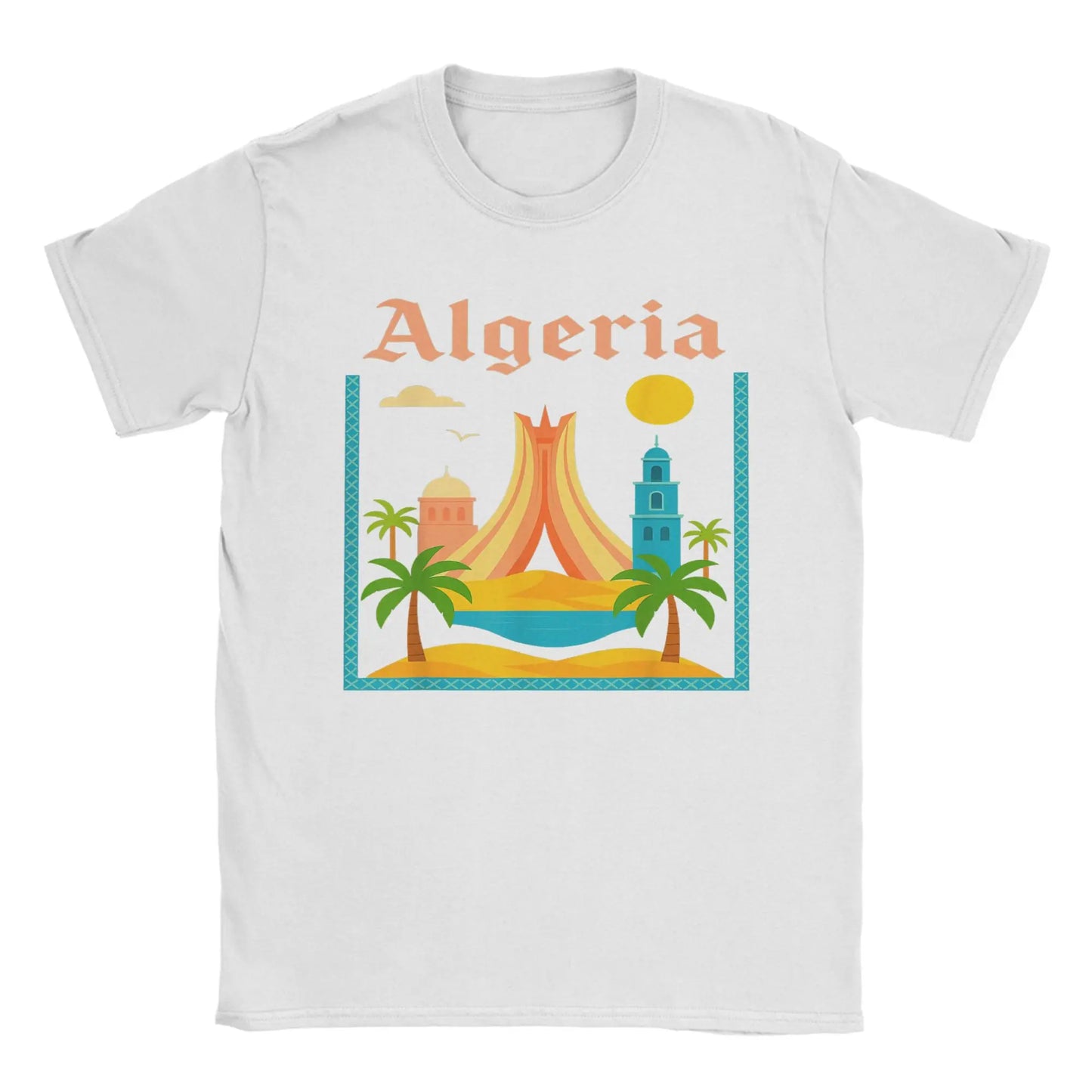 T-shirt Homme “Algeria My Country” – Style Vintage Algérien 🇩🇿